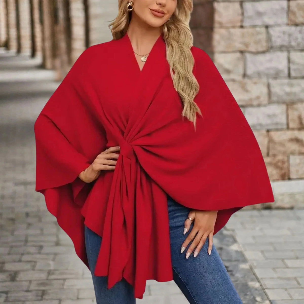 Sienna | Women's Knit Oversized Poncho