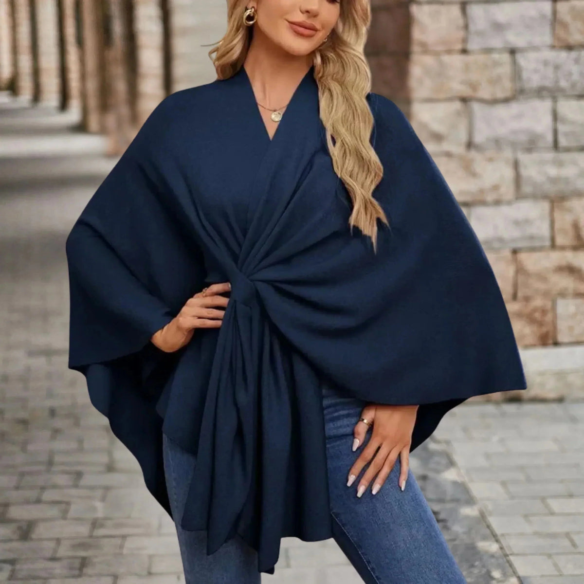 Sienna | Women's Knit Oversized Poncho