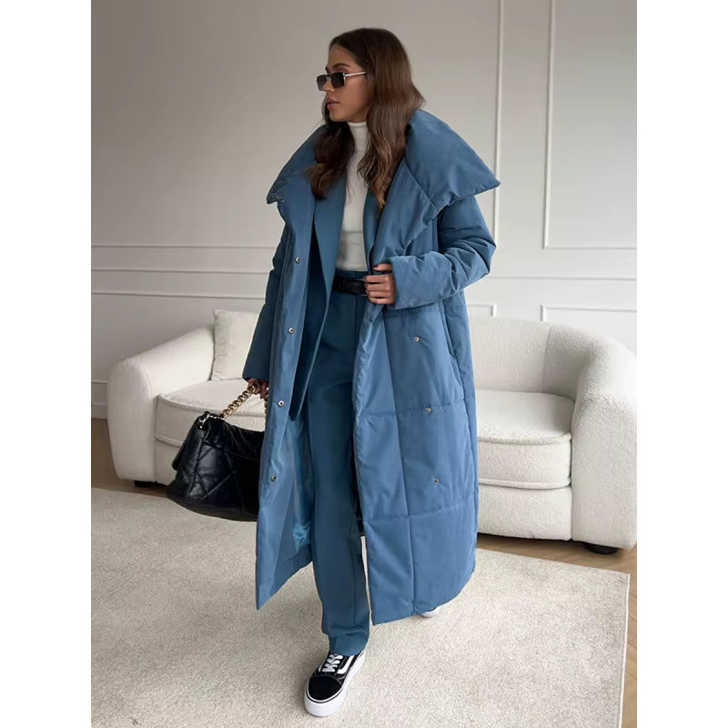 Sloane | Women's Quilted Belted Winter Puffer Jacket