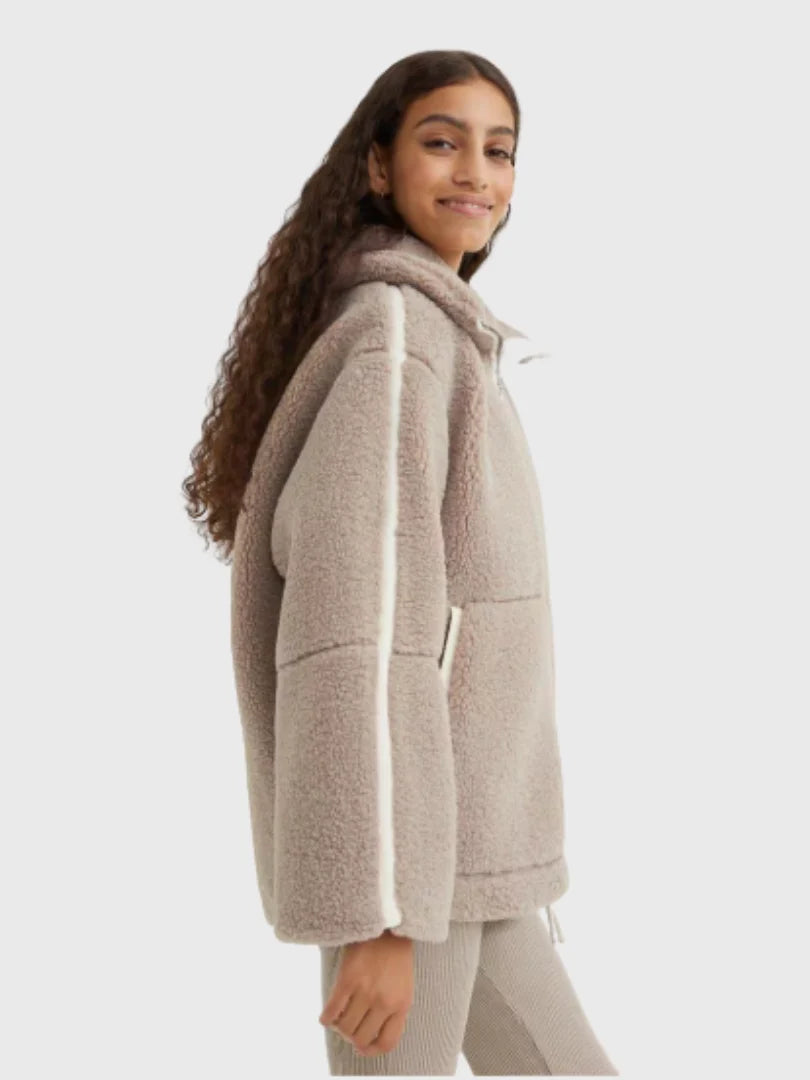 Sloane | Women's Wool-Blend Oversized High-Neck Winter Coat