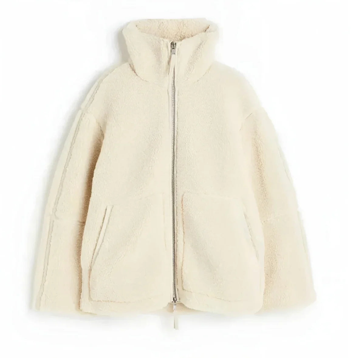 Sloane | Women's Wool-Blend Oversized High-Neck Winter Coat