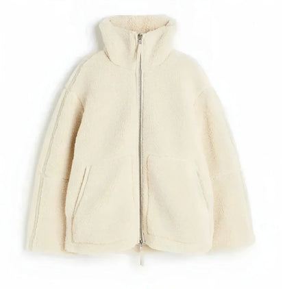 Sloane | Women's Wool-Blend Oversized High-Neck Winter Coat