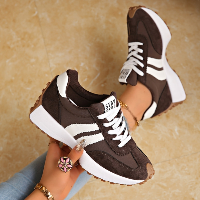 Vivienne | Women's Retro Platform Chunky Sole Sneakers