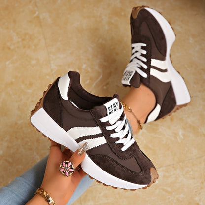 Vivienne | Women's Retro Platform Chunky Sole Sneakers