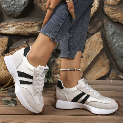 Vivienne | Women's Retro Platform Chunky Sole Sneakers