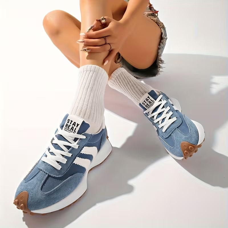 Vivienne | Women's Retro Platform Chunky Sole Sneakers