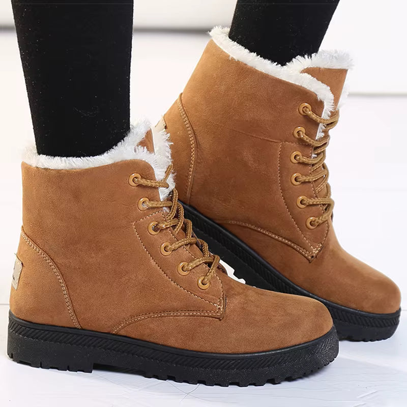 Willow | Women's Faux Fur Ankle Snow Boots