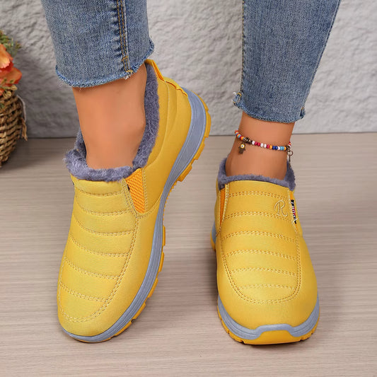 Willow | Women's Faux Fur Lined Slip-On Winter Sneakers