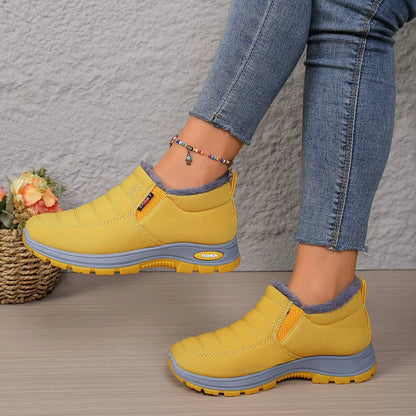 Willow | Women's Faux Fur Lined Slip-On Winter Sneakers