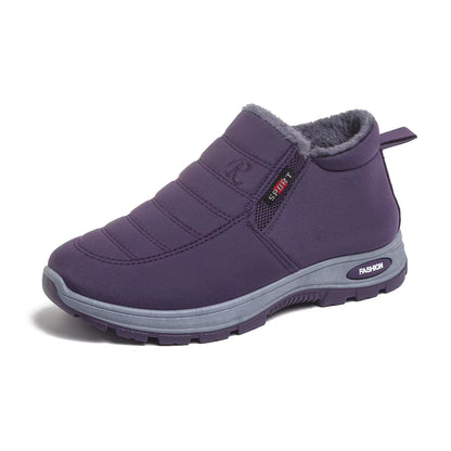 Willow | Women's Faux Fur Lined Slip-On Winter Sneakers