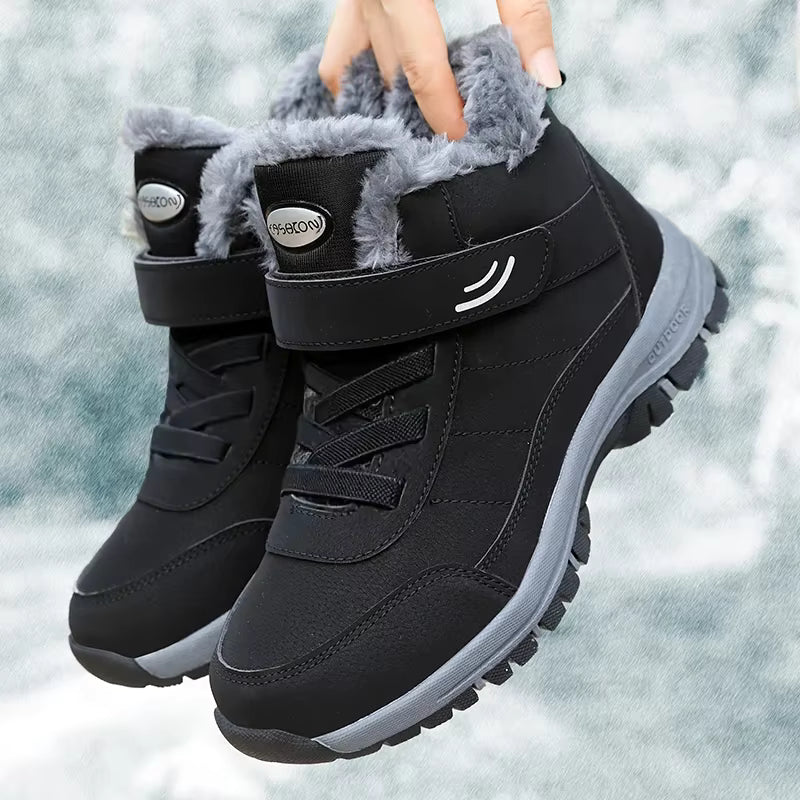 Willow | Women's Faux Fur Platform Combat Ankle Boots
