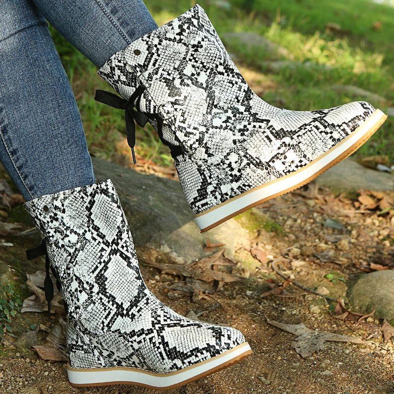 Willow | Women's Leather Lace-Up Winter Boots