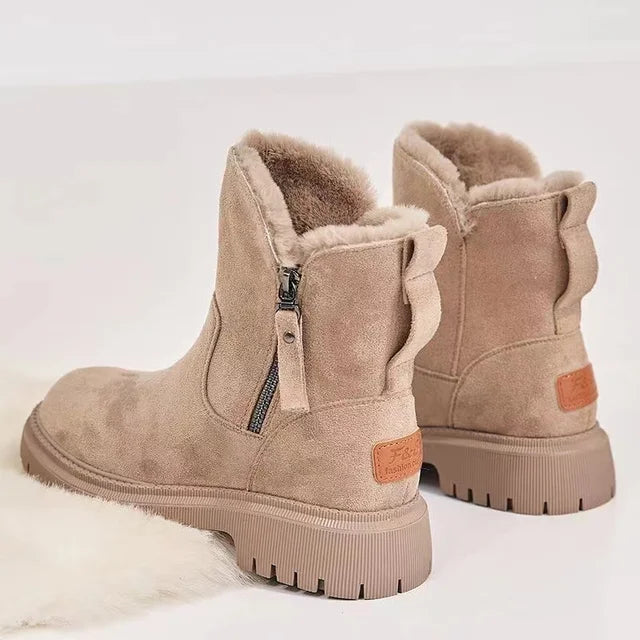 Willow | Women's Mid-Calf Zip-Up Round Toe Boots
