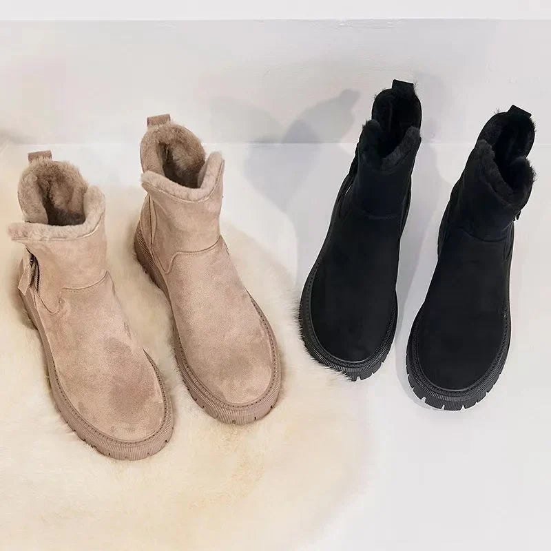 Willow | Women's Mid-Calf Zip-Up Round Toe Boots