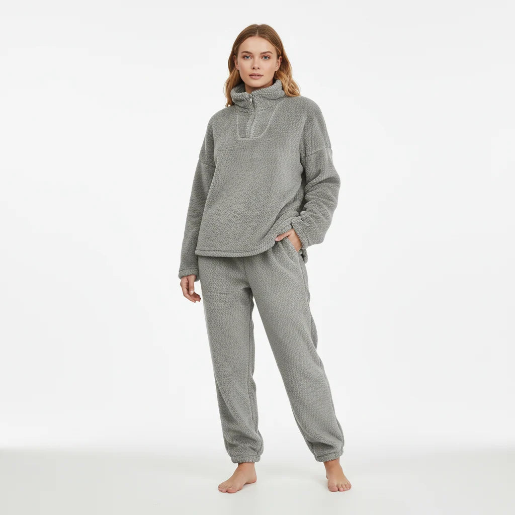 Willow | Women's Teddy Fleece Two-Piece Loungewear Set