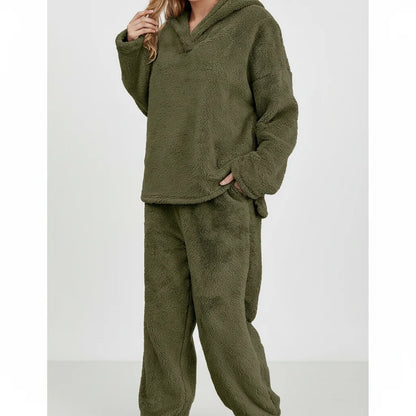Willow | Women's Teddy Fleece Two-Piece Loungewear Set