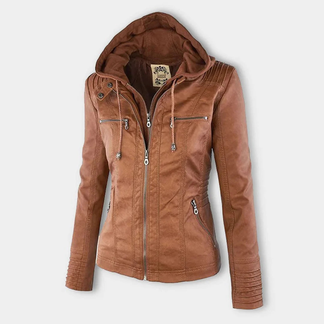 Wona | Women's Leather Bomber Jacket