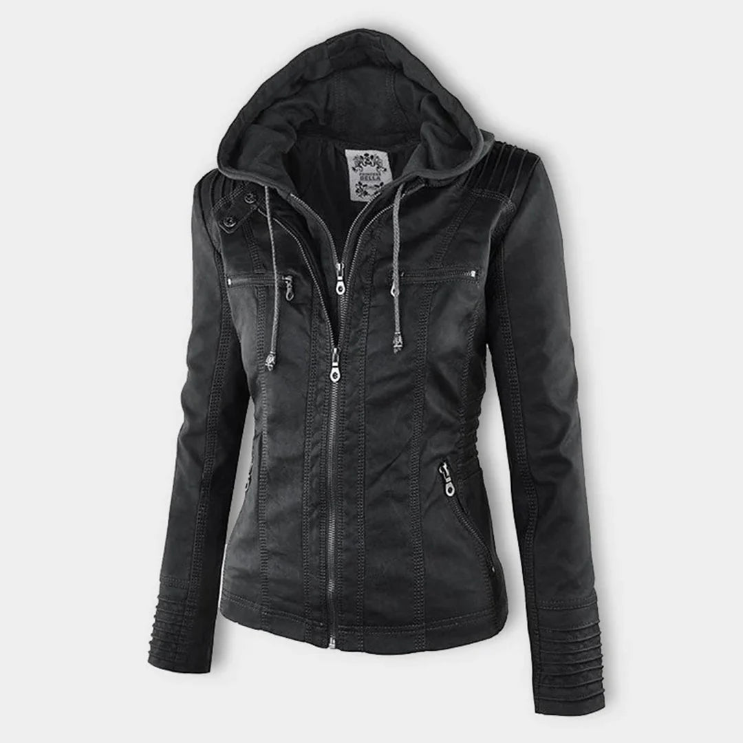 Wona | Women's Leather Bomber Jacket