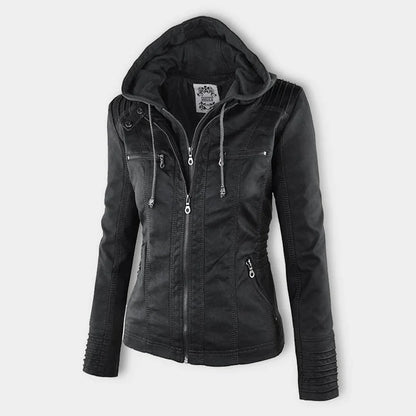 Wona | Women's Leather Bomber Jacket
