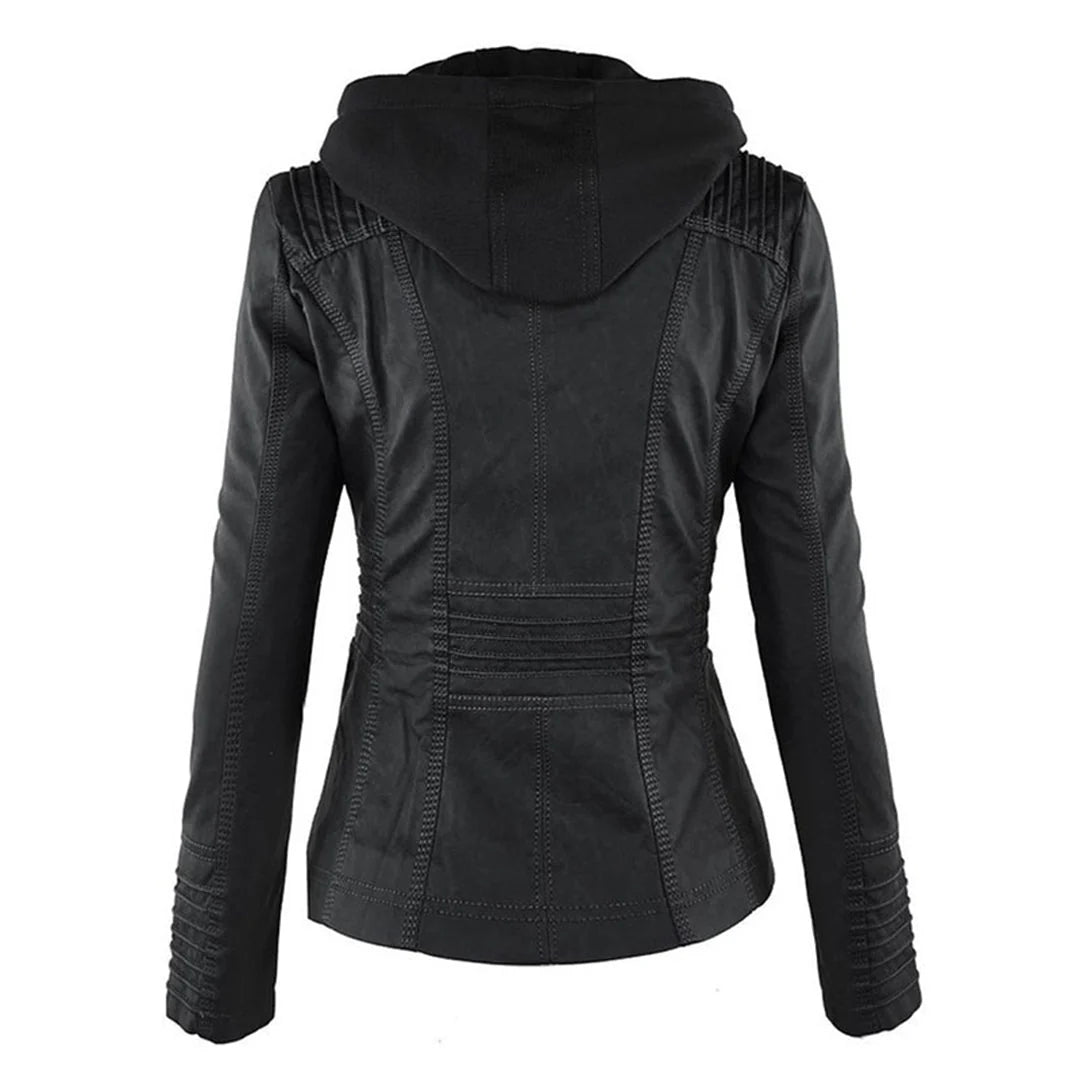 Wona | Women's Leather Bomber Jacket