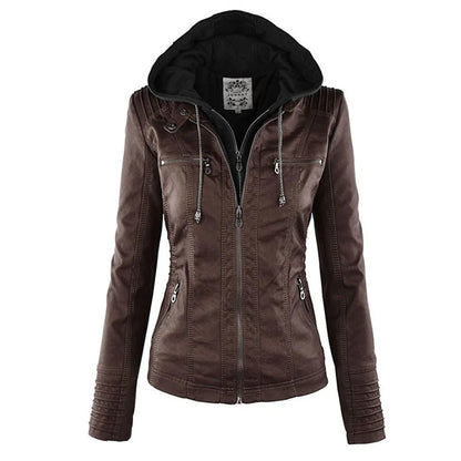 Wona | Women's Leather Bomber Jacket