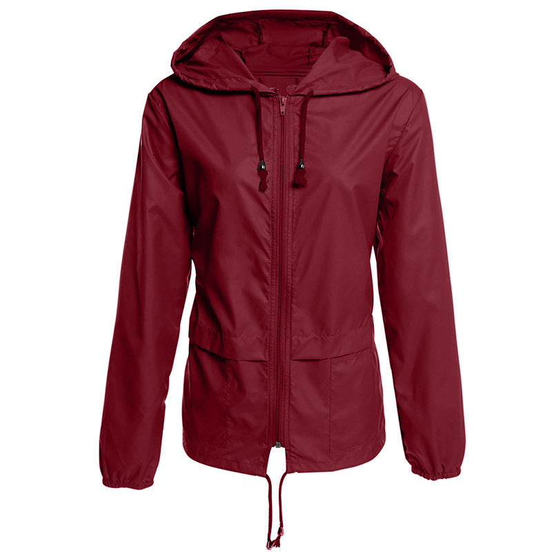 Wren | Women's Lightweight Packable Fitted Hooded Raincoat